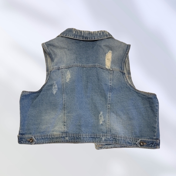 Women's Jean vest - Picture 2 of 3